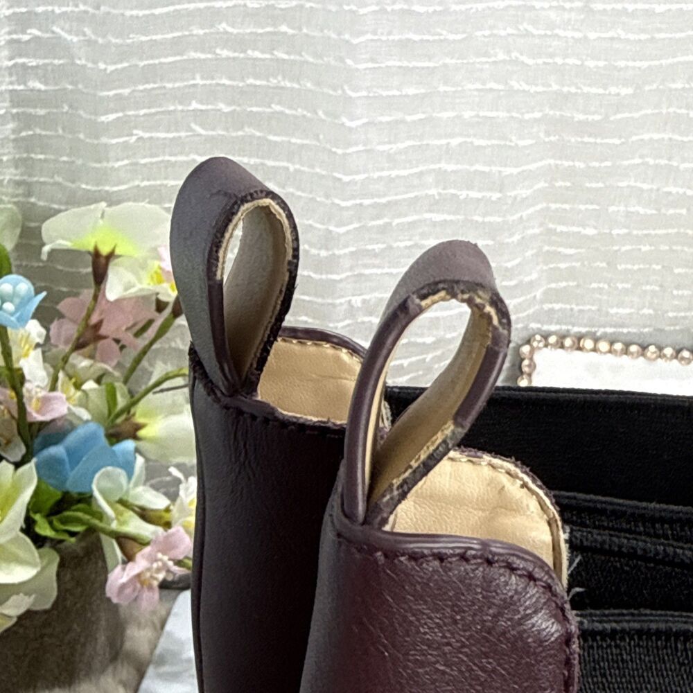 (F2)Coach Joey Bootie Leather Women’s DARK CRANBERRY,Size 9.5 B/40 MSRP: $275.00 - Picture 9 of 16